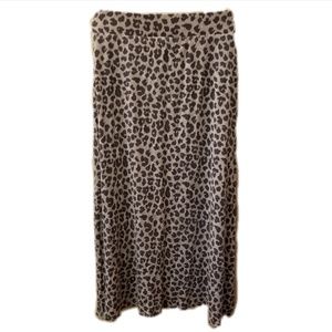 Girls leopard print maxi skirt sz M 7/8 Cat & Jack